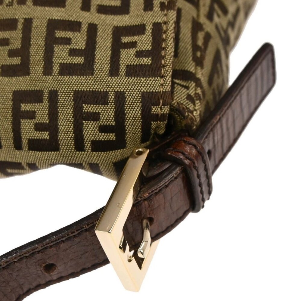 Fendi Beige Brown Zucchino Mamma Baguette Handbag 2288-8BR001-TN9-088 117230 - Picture 3 of 10